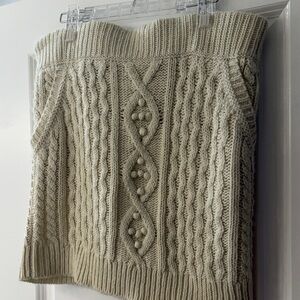 Joe Fresh Off-the-Shoulder Sweater in Beige